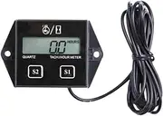 Digital Display Tachometer Engine Tach Hour Meter Gauge Inductive Car Stroke Engine LCD Display for Car Motor Boat