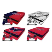 OFFICIAL NHL WASHINGTON CAPITALS VINYL SKIN FOR PS4 SLIM CONSOLE & CONTROLLER