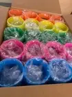 (500 PACK) Kona Ice 16Oz Color Changing Plastic Party Cups, Reusable Tumblers