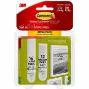 3M Command Picture Hanging Strips Mega Pack (1720928es)
