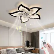 Ventiladores de techo de perfil bajo con luces, 27,2"