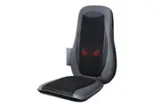 NAIPO Back & Neck Shiatsu Massage Cushion Massage Chair Massager with Heat Rolling Kneading Vibration Seat