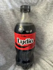 Share a Coke with Lydia 2025 Personalized Gift Coca~Cola Bottle 20oz Zero