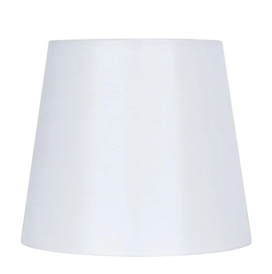 Round White Accent Lamp Shade, 6x8x7 Inches, Mix & Match Design