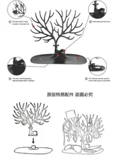 在飛比找樂天市場購物網優惠-FINDSESEＭＤ鹿頭收納 展示台 飾品 鑰匙 手錶 單品