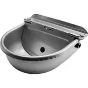 STAINLESS Water Bowl Trough AUTO Filling Drinking Float Equine Cattle Dog 3Litre