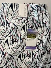 Pebble Beach Golf Skort Women’s Medium Dry-Luxe Performance White Multi Color