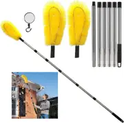 Gutter Cleaning Tools from the Ground, 8.2Ft Gutter Cleaner with 2 Gutter Cleani