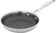 HENCKELS Paradigm 8-inch Frying Pan, Stainless Steel Nonstick Frying Pan for Induction Cooktop, Gas & Electric, 3-Ply Clad Skillet, Dishwasher & Oven Safe, Stay-Cool Handle