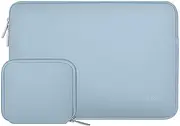 [MOSISO] Laptop Case 14 inch, 14 inch Laptop Sleeve Bag Compatible with HP Lenovo Dell ASUS Acer, HP Stream, Dell Latitude, Lenovo IdeaPad, Neoprene Computer Sleeve Bag with Small Case, Airy Blue
