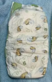 4 Comforts For Baby Diapers Size 6 over 35+ lb Bumble Bee Print Kroger