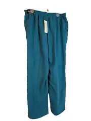 Alfred Dunner classic fit pant 16 soft blue women's NWT