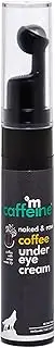 mCaffeine Coffee Under Eye Cream for Dark Circles for Women & Men | Reduction in Dark Circles, Reduces Puffiness & Fine Lines | Easy Application with Cooling Massage Roller | 15ml