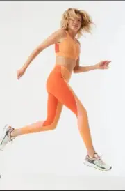 Outdoor Voices Zoom 7/8 Leggings | Sunstone/Paprika/Peach NWT - Small