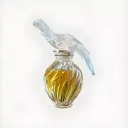 Vintage Signed Lalique France Nina Ricci L'air Du Temps Parfum Almost 3”