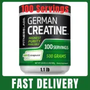 German Creatine Monohydrate Powder 1.1 Lb Creapure Fitness Supplement 100 Servin