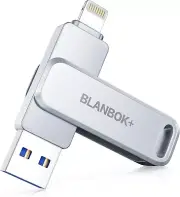 MFi Certified Flash Drive 256GB for iPhone USB Memory Stick Thumb Drive