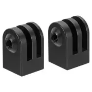 Action Camera Tripod, 2pcs Aluminum Tripod Mount Style 1, Black