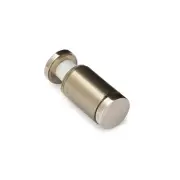 Portals Oceana Single-Sided Cylinder Knob with Sleeve - Polished Nickel