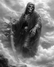 Skulls & Bones Dark Gothic Macabre – 8x10 Art Print 310424614