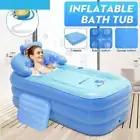 Almencla Durable Inflatable Bathtub High-Density Adults Child Blow Up Spa Bath