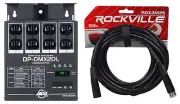 American DJ DP-DMX20L Portable 4 Channel Universal DMX Dimmer/Switch Pack+Cable