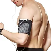 Ailzos Cell Phone Armband for Running, Universal Sports Armband for Phones Under 6", Exercise Arm Holder for Running, Gym Workouts for iPhone X/8/7/6s Plus, Samsung Galaxy S9/8/7/6 Edge, (Black,S)