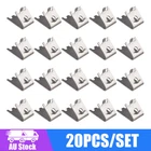 20X Refrigerator Freezer Shelf Clips Cooler Support Clips Slot Insert Clips