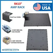 Amplifier Holder Amp Rack / Amp Holder +Dual Fuse Holder And Distributors Base