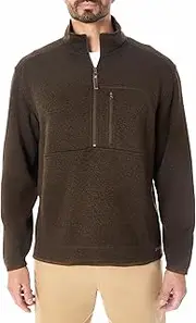 [Smith's Workwear] Men's Sweater Fleece Quarter Zip Pullover