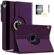 Ipad Pro 12.9 Case Keyboard 2022 6Th/2021 5Th Gen Protective Stand Purple