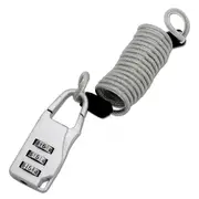 Combination Travel Lock Padlock Locker 3 Digit Security Suitcase Luggage Wire