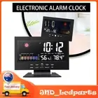 LED Colors Screen Alarm Hour Digital Date Thermometer Humidity Meter Calendar