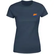 Back To The Future 35 Hill Valley Front Women's T-Shirt - Navy