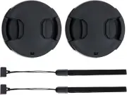 2-Pack 77Mm Front Lens Cap Cover with Keeper for Canon EOS 6D 6DM2 5D Mark IV wi