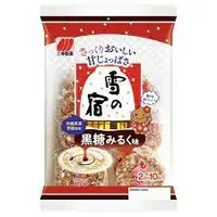 在飛比找Yahoo!奇摩拍賣優惠-【享吃零食】日本 三幸製菓 黑糖雪宿 米果 仙貝