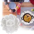 Lotus-Shaped Table Mat Heat-Resistant Coasters Decor Nordic Style Cup Mat