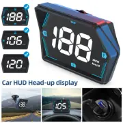 Universal Car HUD GPS Speedometer Heads-up Display Compass Over Speed Alert MPH