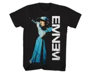 Eminem T Shirt Live On The Mic Eminem T-Shirt - Black