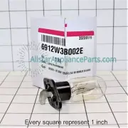 LG Microwave Lamp Incandescent 6912W3B002E