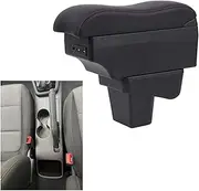 Car Armrest Box,for Kia Stonic armrest Box car armrest Box Internal Modification USB Charging Ashtray Car Accessories