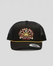 [The Mad Hueys] The Mad Hueys Men's Untapped Foam Trucker Cap in Black One Size Black