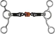 harayaa Horse Bit Horse Snaffle Bit H Shape Ring Snaffle Bit