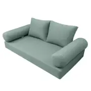 |COVER ONLY| Style 1 Full Knife Edge Daybed Mattress Bolster Pillow Covers AD002