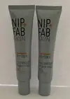 NIP+FAB Exfoliate Glycolic Fix Overnight Purifying Gel 1.35 oz Lot of 2