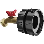 IBC Tote Fittings - 275 330 Gallon IBC Tote Tank Adapter 2.44" Fine Thread, I...