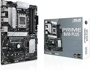 ASUS Prime B650-Plus AMD AM5 ATX Motherboard (DDR5, PCIe 5.0 M.2 Support, 2.5Gb Ethernet, DisplayPort, HDMI, SATA 6 Gbps, USB 3.2 Gen 2 Type-C, Front USB 3.2 Gen 1 Type-C, BIOS Flashback, Arua Sync)