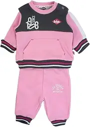 [LEE COOPER] Baby Girls Jogging Bébé Fille Tracksuit Rose 3 Months, rose, 3 Monate