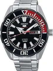 [SEIKO] 5 Sports 100m Automatic Black Dial Watch SRPC57K1