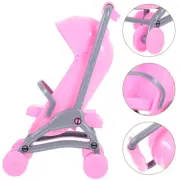 2pcs Mini Baby Carriage Baby Stroller Toys Baby Carriage Models Pushchair Toys